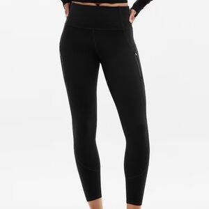 Athleta Small Rainier Black Women's Leggings Tights High Compression